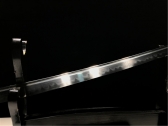 HY-222精品双色镀金装花梨木T10烧刃98式军刀
